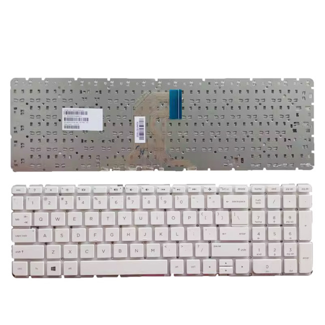 HP 15T-AC 15Z-AF 15T-AY 15Z-BA 15-BE 15-BF 15-BG 15-BN white US keyboard - main product image