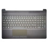 HP 15S-DU, 15S-DY, 15S-DR, 15S-GW, 15S-CS, 15S-DW, TPN-C139, 250 G8, black backlit US keyboard palmrest