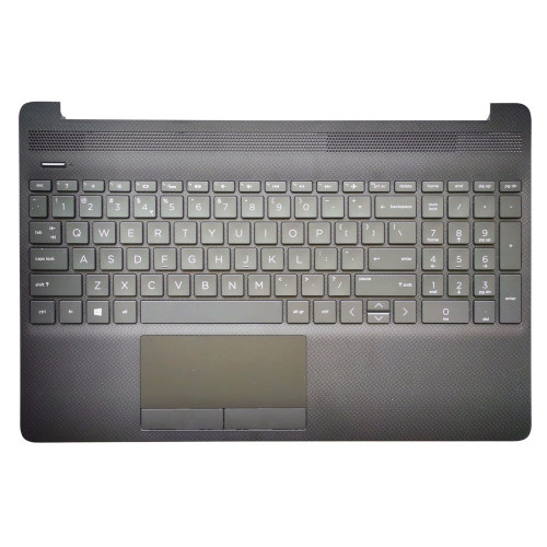 HP 15S-DU, 15S-DY, 15S-DR, 15S-GW, 15S-CS, 15S-DW, TPN-C139, 250 G8, black backlit US keyboard palmrest - main product image