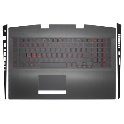 HP 17-CB, TPN-C144, L61636-001, red backlit US keyboard with palmrest