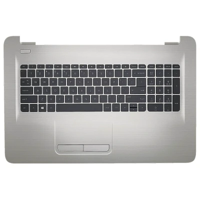 HP 17-X, 17-Y, 17-AY, 17-BA, 17-BD, 270 G5, TPN-W121, 856699-001, backlit US keyboard palmrest silver