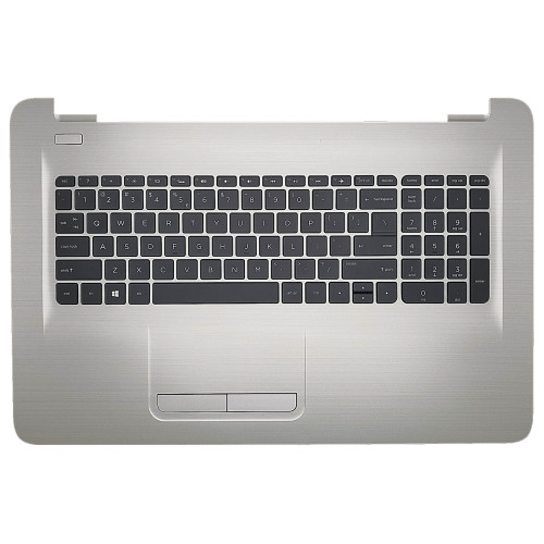 HP 17-X, 17-Y, 17-AY, 17-BA, 17-BD, 270 G5, TPN-W121, 856699-001, backlit US keyboard palmrest silver - main product image