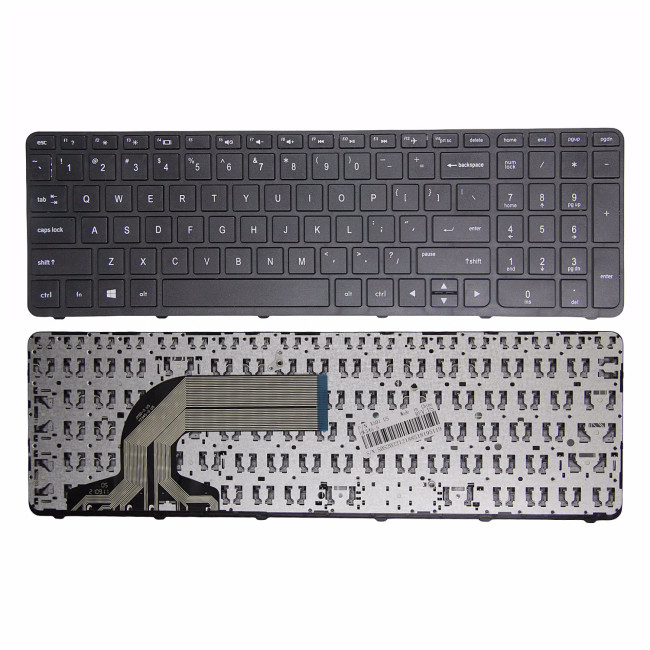 HP 250 G2, 255 G2, 250 G3, 255 G3, 256 G3, with frame US keyboard OEM - main product image
