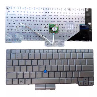 HP 2710 2710P 2730 2730P silver US keyboard