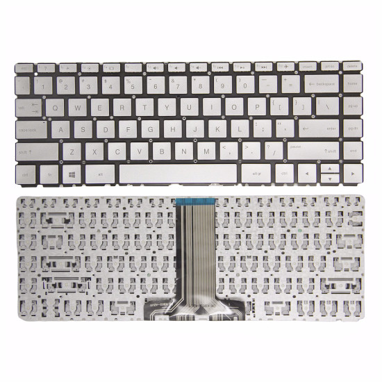 HP 340 G7 348 G7 240 G6 246 G6 245 G6 I136 silver US keyboard OEM - main product image