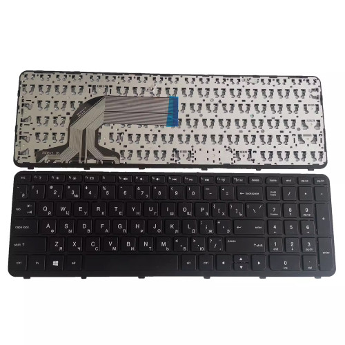 HP 350 G1 350 G2 355 G2 black frame Russian RU keyboard - main product image