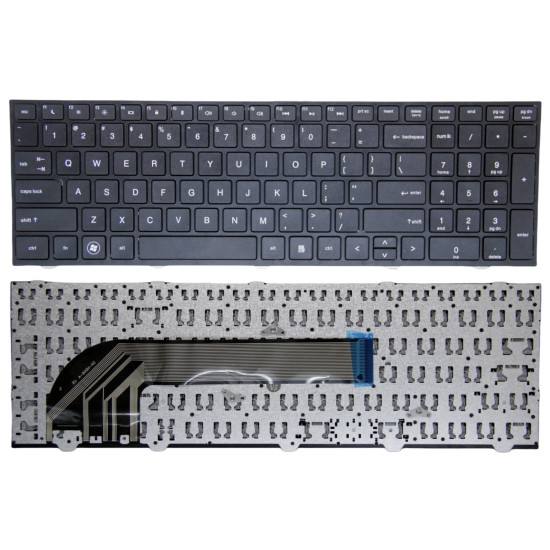 HP 4540, 4540S, 4545, 4545S, 4740, 4740S, US keyboard - main product image