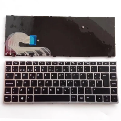 HP 745 G5 745 G6 840 G5 840 G6 silver Spanish SP keyboard