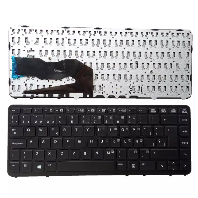 HP 840 G1 G2 745 750 755 850 G1 G2 black frame Spanish SP keyboard - main product image
