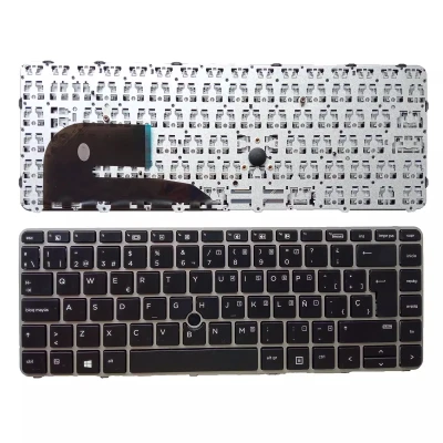HP 840 G4 745 G4 745 G3 840 G3 silver Spanish SP keyboard