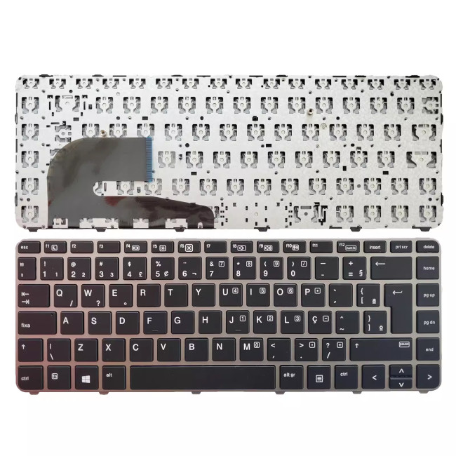 HP 840 G4 745 G4 745 G3 840 G3 silver frame Brazilian BR keyboard - main product image