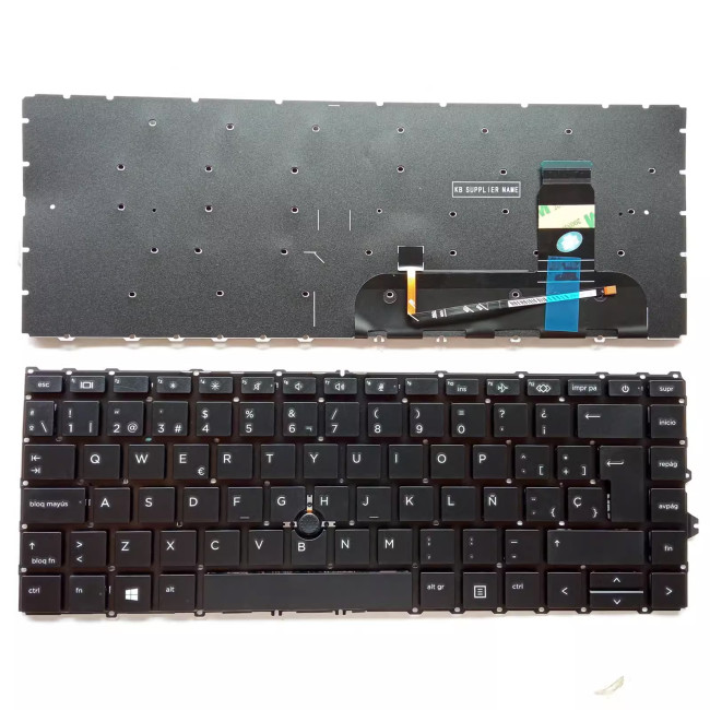 HP 840 G7 840 G8 845 745 G7 G8 Spanish SP keyboard - main product image