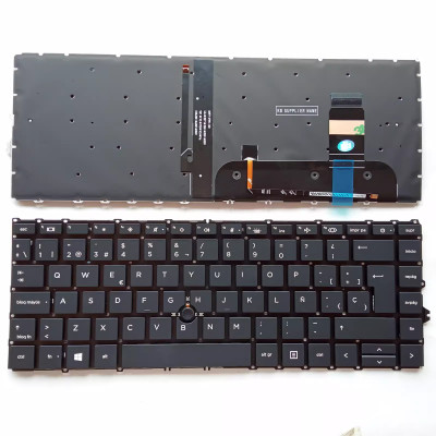 HP 840 G7 840 G8 845 745 G7 G8 backlit Spanish SP keyboard