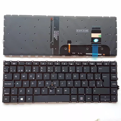 HP 840 G7 840 G8 845 745 G7 G8 backlit Spanish SP keyboard