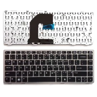 HP 8460p, 8460w, 8470p, 8470w, 6460b, 6465b, silver frame US keyboard