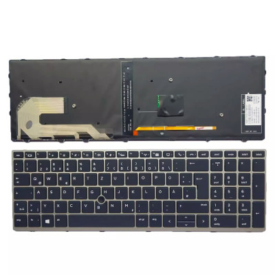 HP EliteBook 850 G5 855 G5 750 G5 755 G5 zbook 15u G5 backlit German DE keyboard