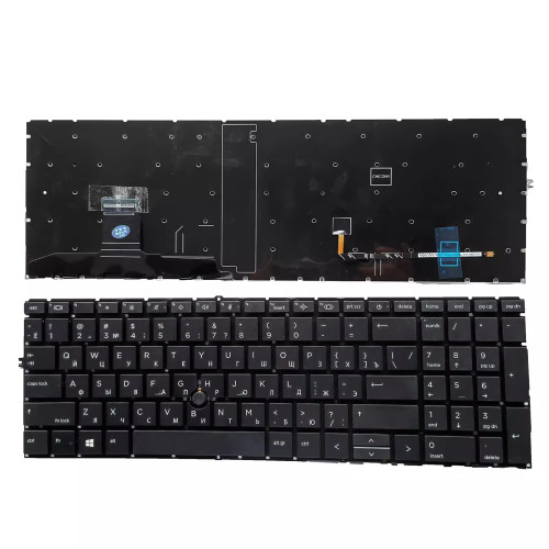 HP 850 G7 850 G8 855 750 755 G7 G8 Russian RU keyboard - main product image