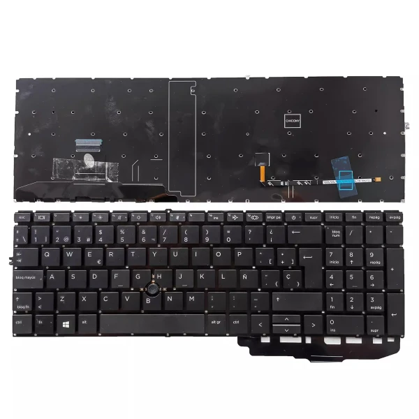 HP 850 G7 850 G8 855 750 755 G7 G8 Spanish SP keyboard - main product image