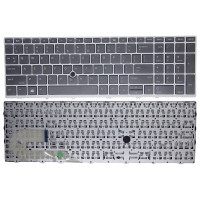 HP EliteBook 855 G5 G6, 850 G5 G6, 750 G5, 755 G5, Zbook 15U G5 G6, US keyboard silver frame