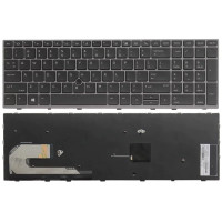 HP EliteBook 855 G5 G6, 850 G5 G6, 750 G5, 755 G5, Zbook 15U G5 G6, with trackpoint US keyboard black