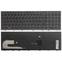 HP EliteBook 855 G5 G6, 850 G5 G6, 750 G5, 755 G5, Zbook 15U G5 G6, with trackpoint US keyboard black