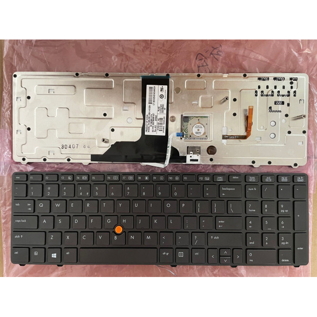 HP 8760P 8760W backlit with trackpoint backlit US keyboard - main product image