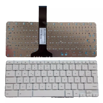 HP Chromebook 11 G2 11 G3 11 G4 EE white Spanish SP keyboard