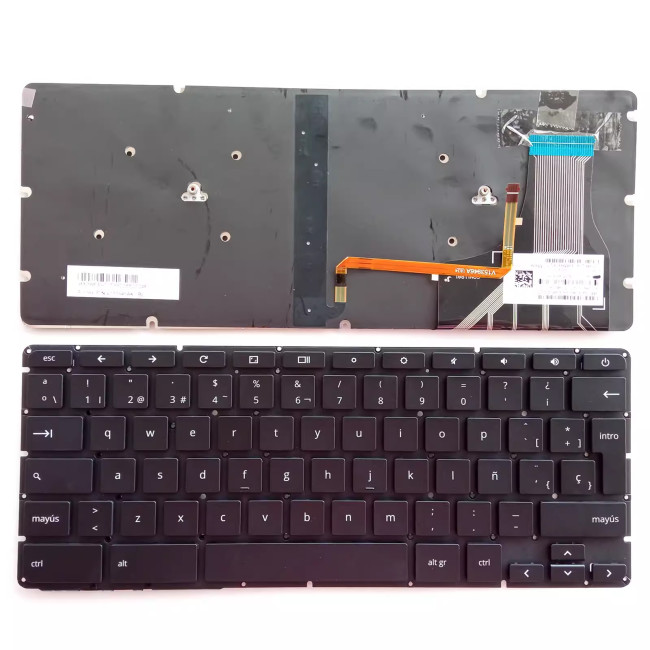 HP Chromebook 13 G1 backlit Spanish SP keyboard - main product image