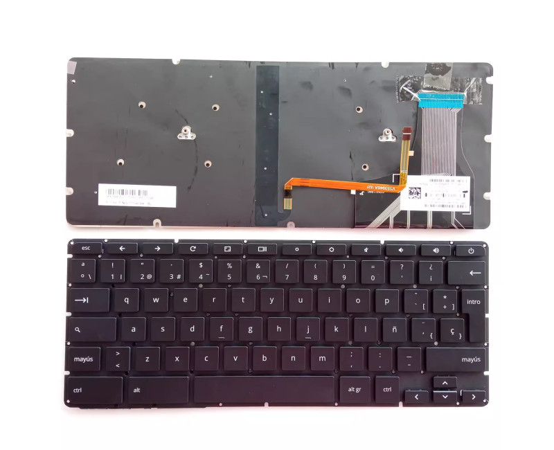 HP Chromebook 13 G1 backlit Spanish SP keyboard - additional view 