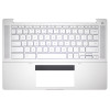 HP Chromebook Pro C640, C645, TPN-Q240, M35769-001, US keyboard palmrest silver