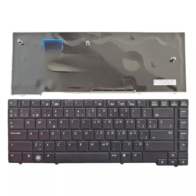 HP Compaq EliteBook 8440p 8440w black Spanish SP keyboard - main product image