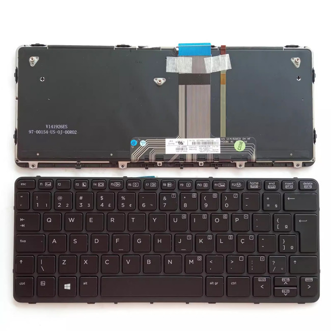 HP Compaq Pro X2 612 G1 backlit Brazilian BR keyboard - main product image