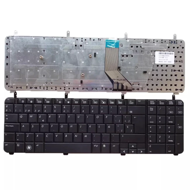 HP DV7-2000 DV7-2100 DV7-2200 DV7-3100 DV7t Spanish SP keyboard - main product image