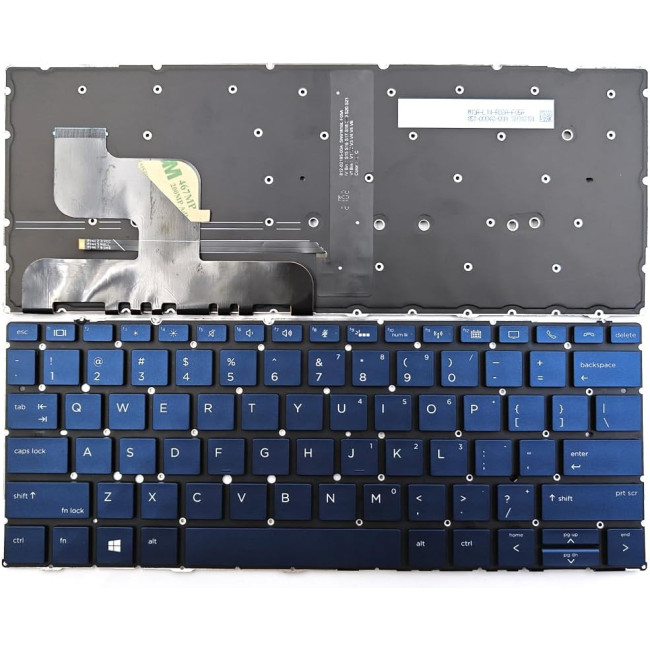 HP ELITE Dragonfly G2, SN9181BL, SG-99100-2VA, backlit US keyboard blue - main product image