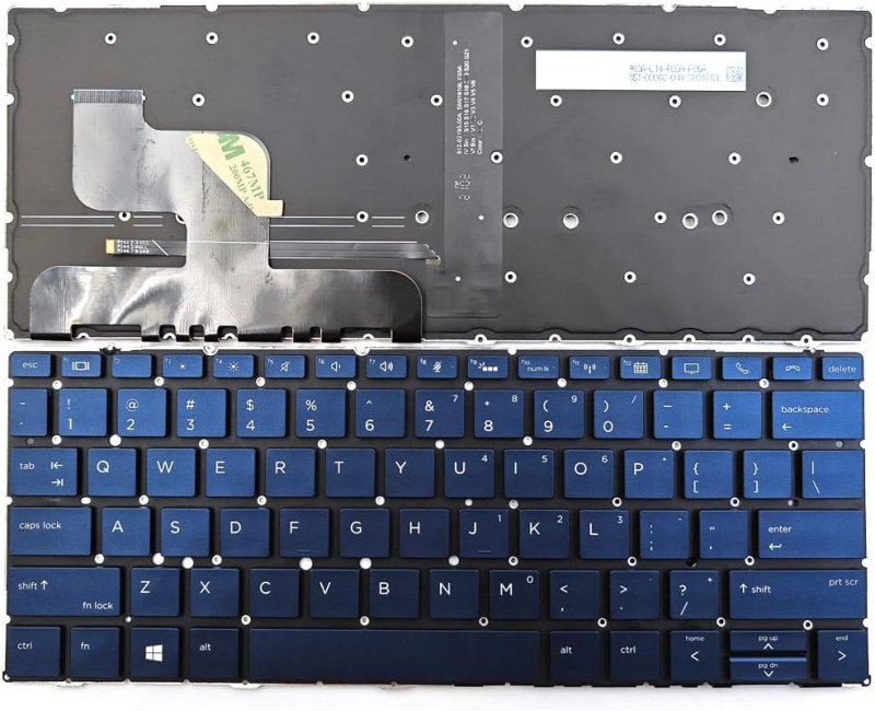 HP ELITE Dragonfly G2 SN9181BL SG-99100-2VA backlit US keyboard blue - additional view 