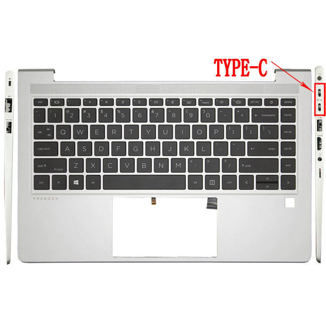 HP ELITEBOOK 440 G10, backlit US keyboard with palmrest - main product image