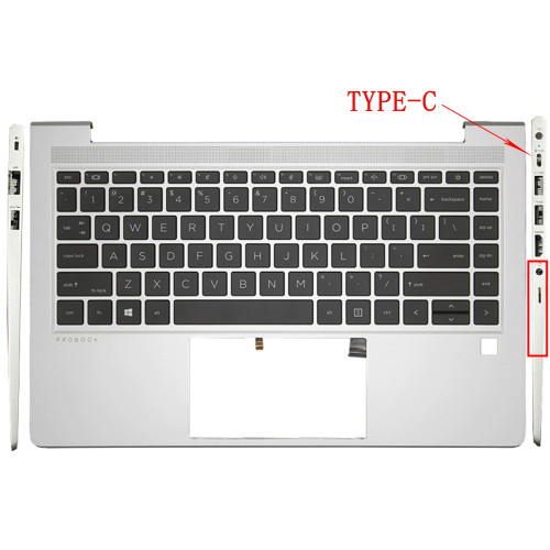 HP ELITEBOOK 440 G8, 440 G9, backlit US keyboard with palmrest SD - main product image