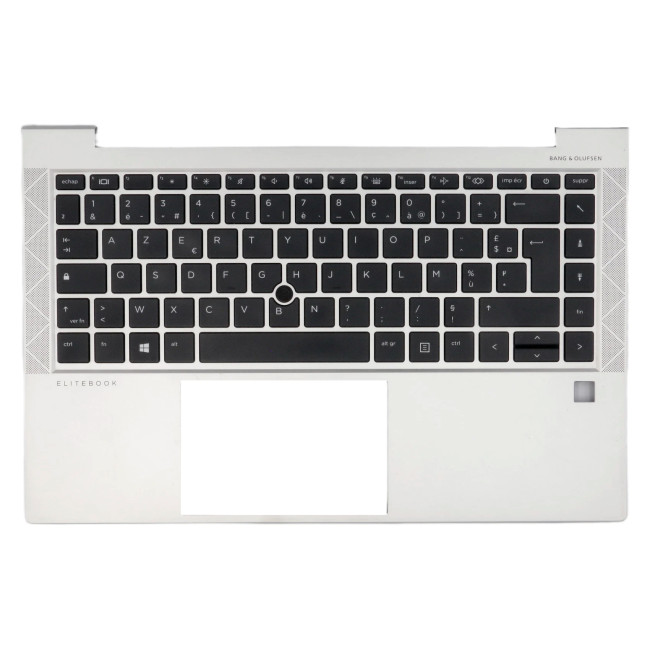 HP ELITEBOOK 745 G7, 840 G7, 745 G8, 840 G8, backlit French FR keyboard with palmrest - main product image