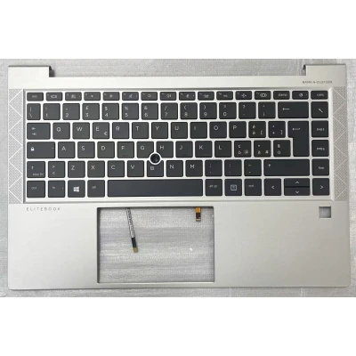 HP ELITEBOOK 840 G7, 840 G8, backlit Italian IT keyboard with palmrest