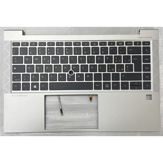 HP ELITEBOOK 840 G7, 840 G8, backlit Italian IT keyboard with palmrest - main product image