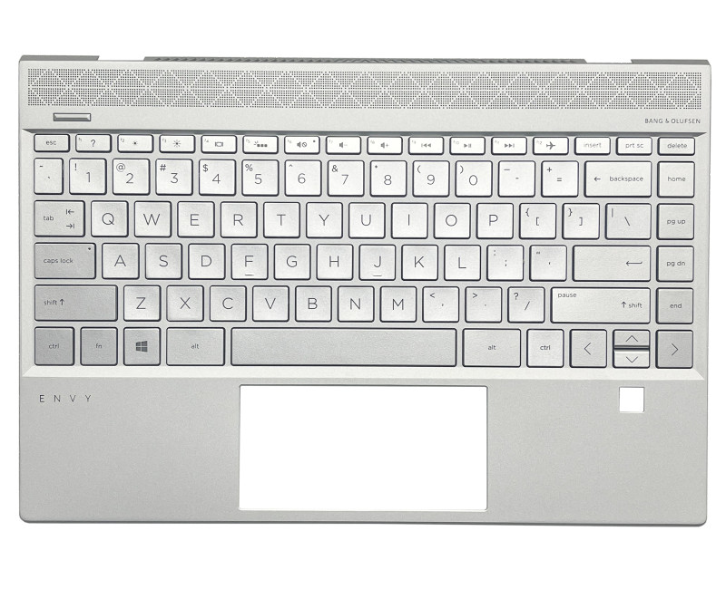 HP ENVY 13-AQ, TPN-W144, backlit US keyboard palmrest silver - additional view 