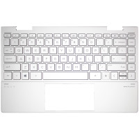 HP ENVY 13-AY, 13-BD, TPN-C147, TPN-C152, L94518-001, backlit US keyboard palmrest silver