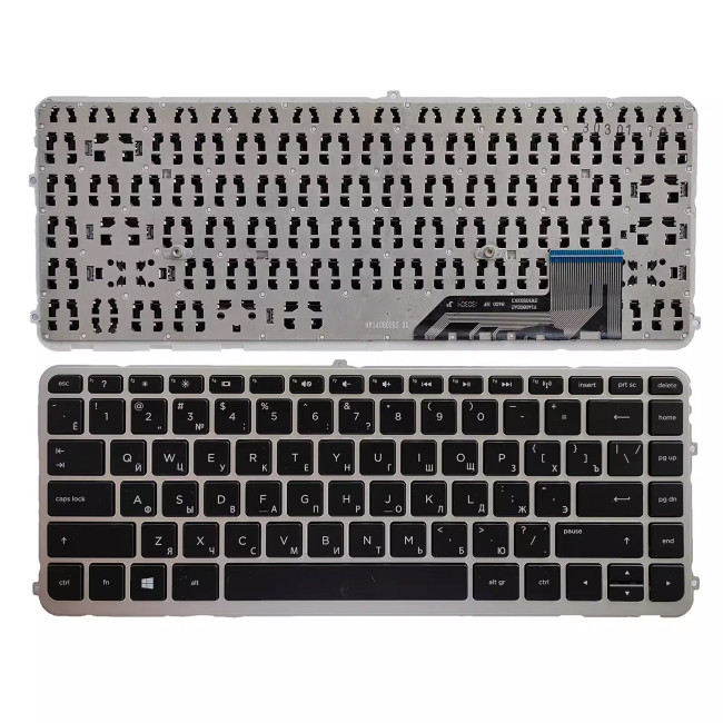 HP ENVY 14-K 14-K001TX 14-K1000 14-K022TX silver Russian RU keyboard - main product image