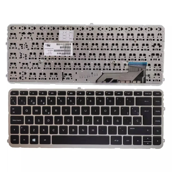 HP ENVY 14-K 14-K001TX 14-K1000 14-K022TX silver Spanish SP keyboard - main product image