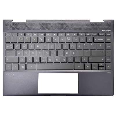 HP ENVY X360 13-AG, TPN-W133, 609939-001, backlit US keyboard palmrest brown