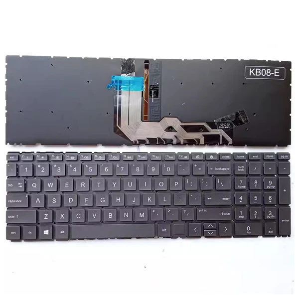 HP ENVY 15-ED 15-AG 15-EE 15m-ed 15T-ED 15M-EE 15Z-EE black backlit US keyboard OEM - main product image