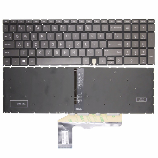HP ENVY 17-CG 17M-CG 17T-CG 17M-CH 17-CH 17T-CH black backlit US keyboard original - main product image