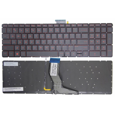 HP ENVY 17-R 17-N005TX M7-N M7-R M7-N TPN-C123 red backlit US keyboard