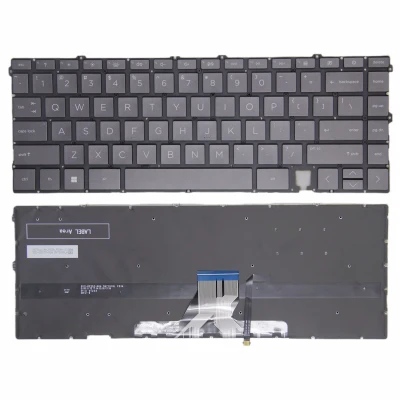 HP ENVY X360 13-AY, 13-BA, 13T-BA, 13-BD, 13M-BD, black brown backlit US keyboard