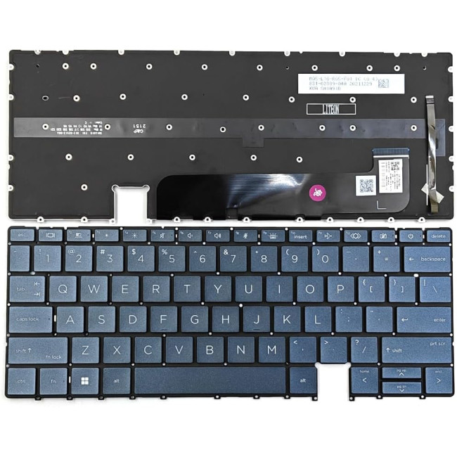 HP Elite Dragonfly G3, Dragonfly G4, 13.5 backlit US keyboard blue - main product image